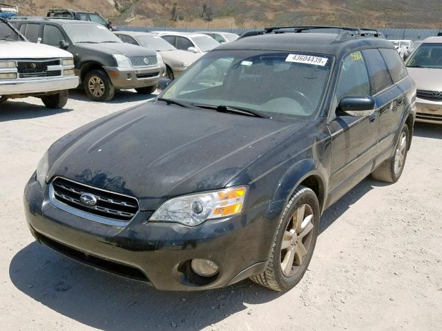 4S4BP84C564300461 - 2006 SUBARU LEGACY OUT BLACK photo 2