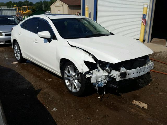 JM1GJ1V5XE1107080 - 2014 MAZDA 6 TOURING WHITE photo 1