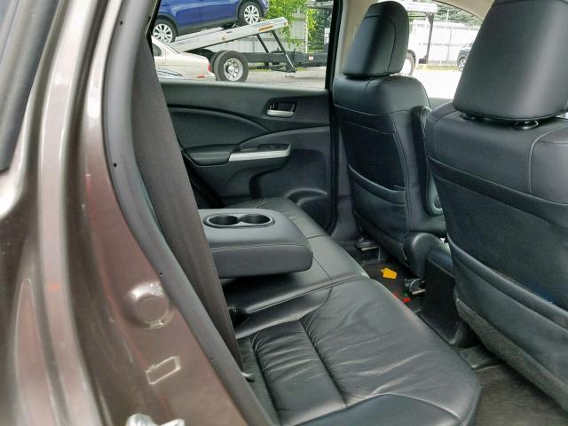 2HKRM4H7XEH687826 - 2014 HONDA CR-V EXL GRAY photo 6