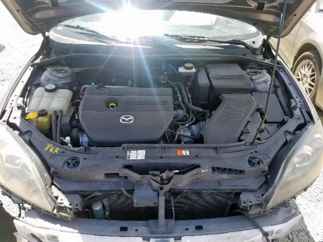 JM1BK144771694647 - 2007 MAZDA 3 HATCHBAC GRAY photo 7