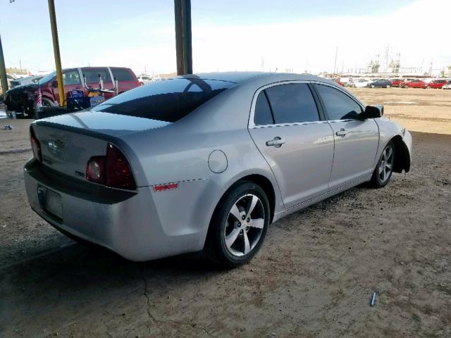 1G1ZC5EU7BF245331 - 2011 CHEVROLET MALIBU 1LT 银色 照片 4