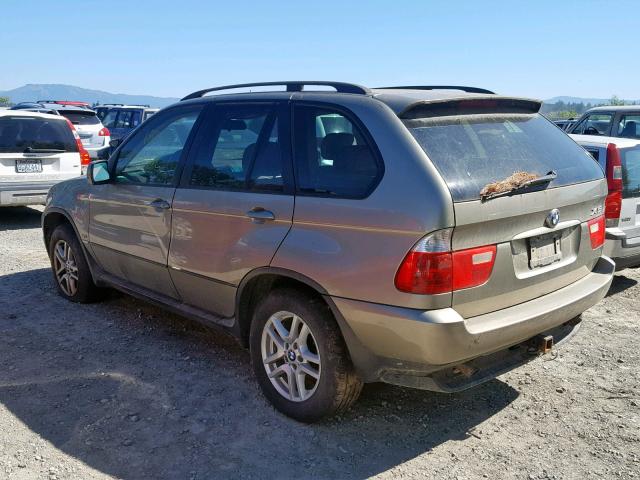 5UXFA13596LY26677 - 2006 BMW X5 3.0I TAN photo 3