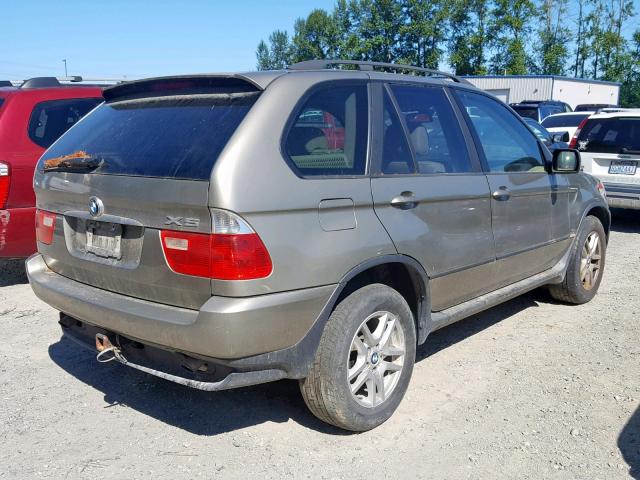 5UXFA13596LY26677 - 2006 BMW X5 3.0I TAN photo 4