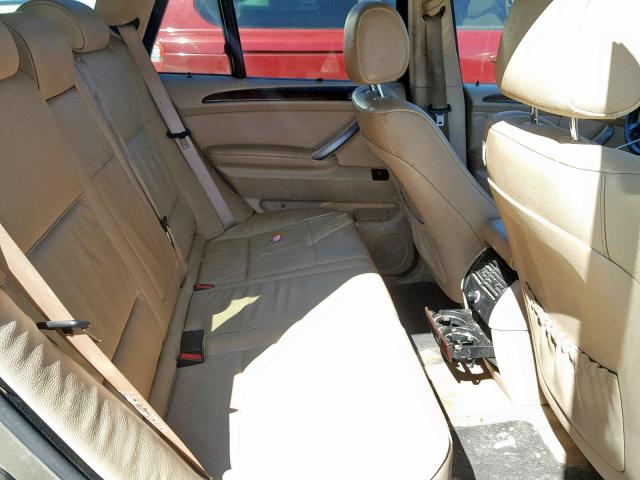 5UXFA13596LY26677 - 2006 BMW X5 3.0I TAN photo 6