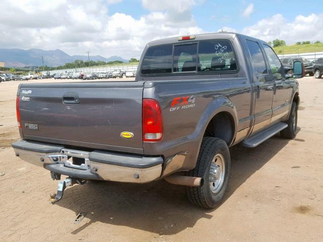 1FTSW31P24EA28699 - 2004 FORD F350 SRW S SILVER photo 4