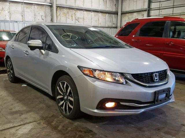 2HGFB2F93FH522620 - 2015 HONDA CIVIC EXL 银色 照片 1