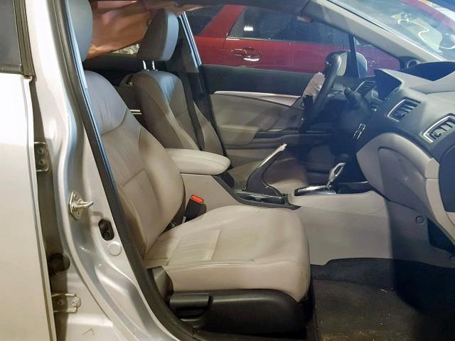 2HGFB2F93FH522620 - 2015 HONDA CIVIC EXL 银色 照片 5