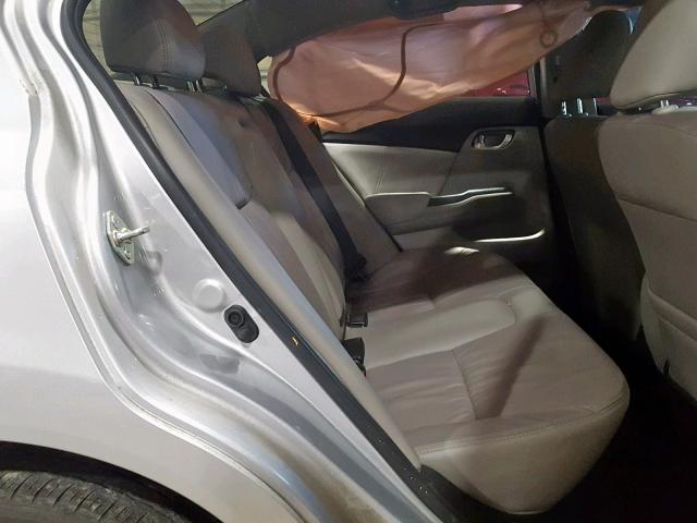 2HGFB2F93FH522620 - 2015 HONDA CIVIC EXL 银色 照片 6