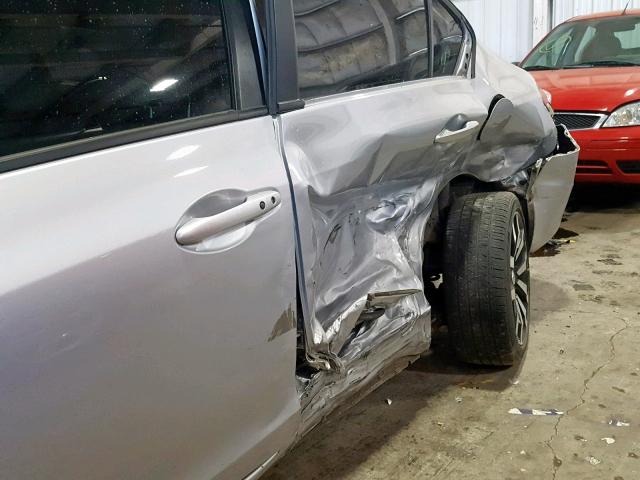 2HGFB2F93FH522620 - 2015 HONDA CIVIC EXL 银色 照片 9