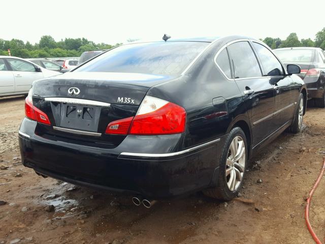 JN1CY0ARXAM961365 - 2010 INFINITI M35 BASE BLACK photo 4