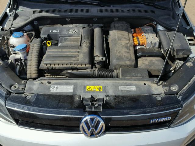 3VW637AJ3DM237521 - 2013 VOLKSWAGEN JETTA HYBR SILVER photo 7