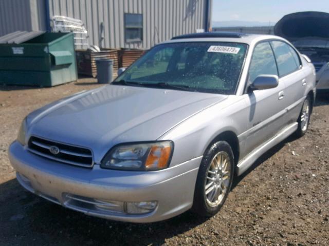 4S3BE656027214703 - 2002 SUBARU LEGACY GT SILVER photo 2