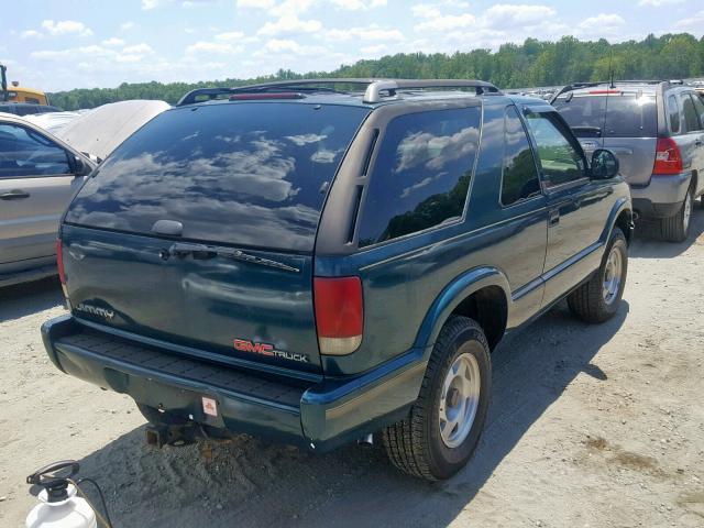 1GKCS18W4TK511276 - 1996 GMC JIMMY GREEN photo 4