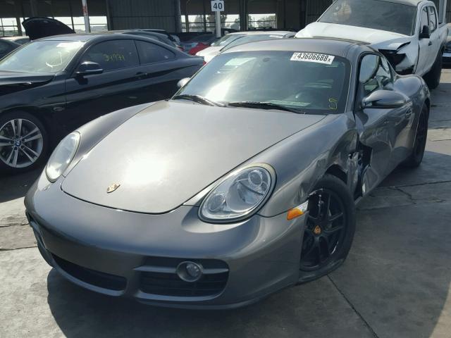 WP0AA29867U763262 - 2007 PORSCHE CAYMAN S GRAY photo 2