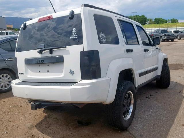 1J4PN2GK8AW172496 - 2010 JEEP LIBERTY SP WHITE photo 4