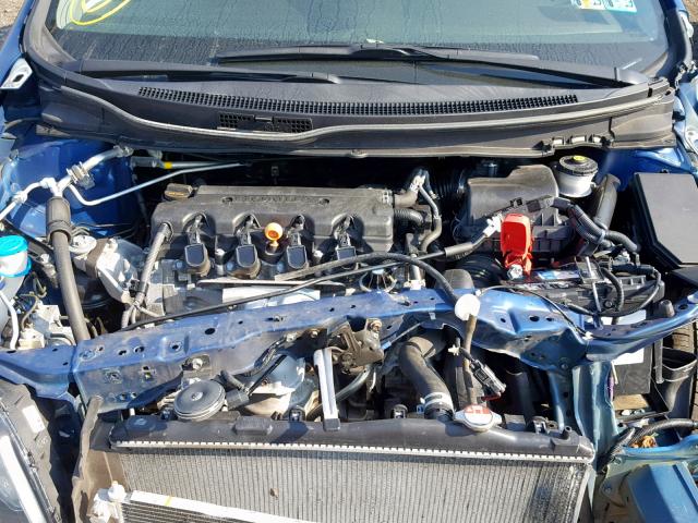 19XFB2F97EE266491 - 2014 HONDA CIVIC EXL Mavi foto 7