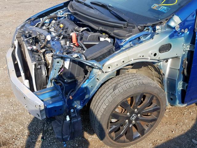 19XFB2F97EE266491 - 2014 HONDA CIVIC EXL Mavi foto 9