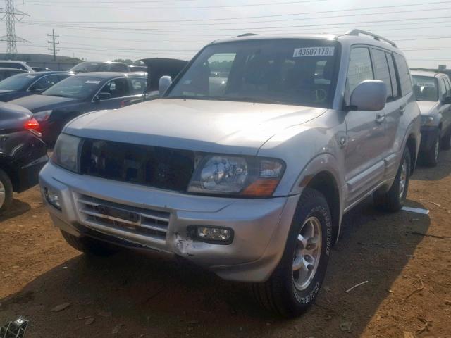 JA4MW51RX2J021584 - 2002 MITSUBISHI MONTERO LI SILVER photo 2