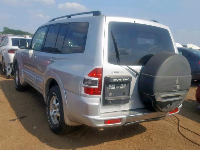 JA4MW51RX2J021584 - 2002 MITSUBISHI MONTERO LI SILVER photo 3