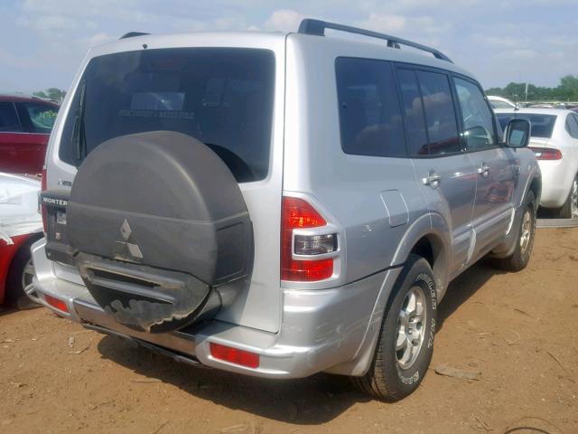 JA4MW51RX2J021584 - 2002 MITSUBISHI MONTERO LI SILVER photo 4