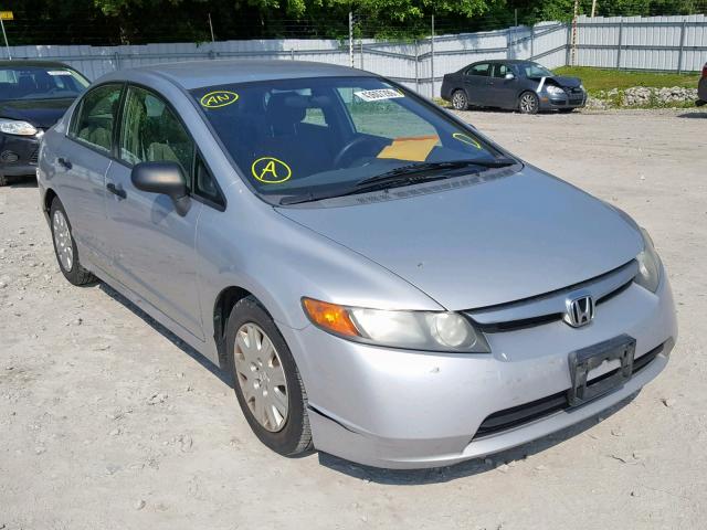 2HGFA16248H012862 - 2008 HONDA CIVIC DX SILVER photo 1