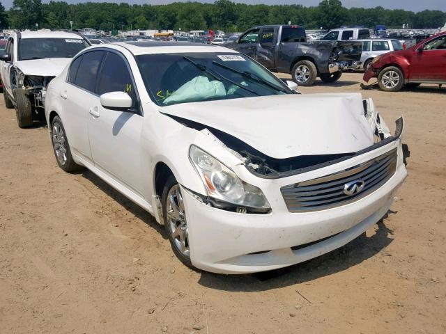 JNKCV61E49M010059 - 2009 INFINITI G37 BASE WHITE photo 1