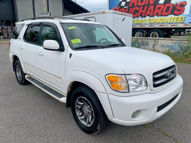 5TDBT48A73S168076 - 2003 TOYOTA SEQUOIA LI WHITE photo 1