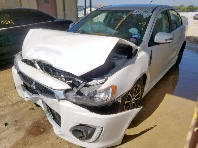 JA32U2FU8HU011995 - 2017 MITSUBISHI LANCER ES WHITE photo 2