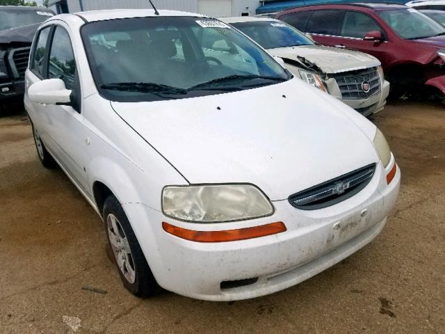 KL1TD66698B087954 - 2008 CHEVROLET AVEO BASE თეთრი ფოტო 1