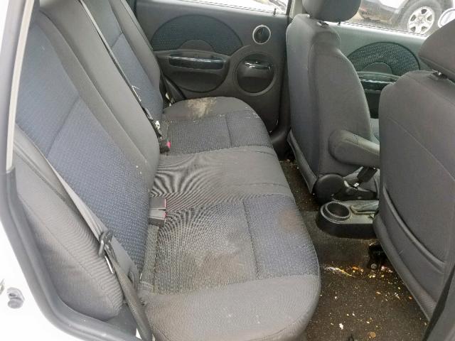 KL1TD66698B087954 - 2008 CHEVROLET AVEO BASE თეთრი ფოტო 6