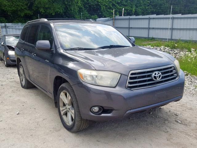 JTEES43A182083462 - 2008 TOYOTA HIGHLANDER GRAY photo 1