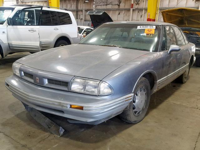 1G3HY53L7N1804229 - 1992 OLDSMOBILE 88 ROYALE BLUE photo 2