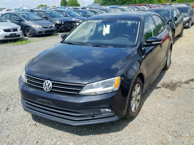 3VWDA7AJ3FM262399 - 2015 VOLKSWAGEN JETTA TDI BLACK photo 2