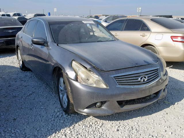 JN1CV6AP1AM404421 - 2010 INFINITI G37 BASE GRAY photo 1