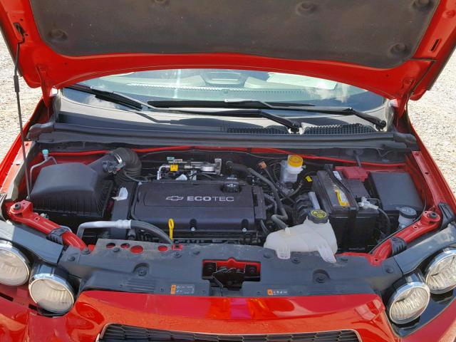 1G1JA5SH2G4162953 - 2016 CHEVROLET SONIC LS RED photo 7