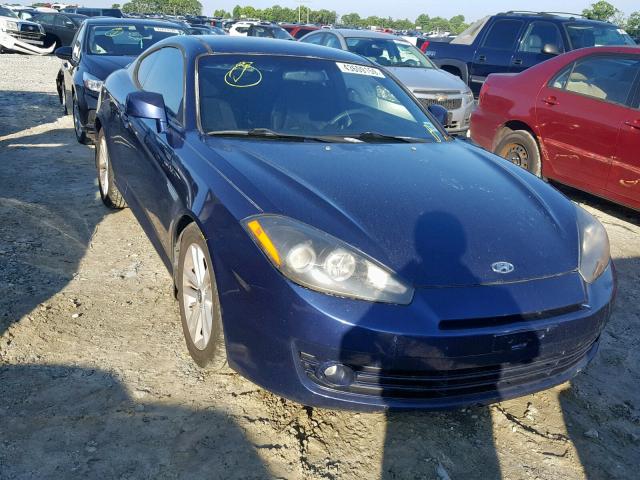 KMHHM66D77U244697 - 2007 HYUNDAI TIBURON GS BLUE photo 1