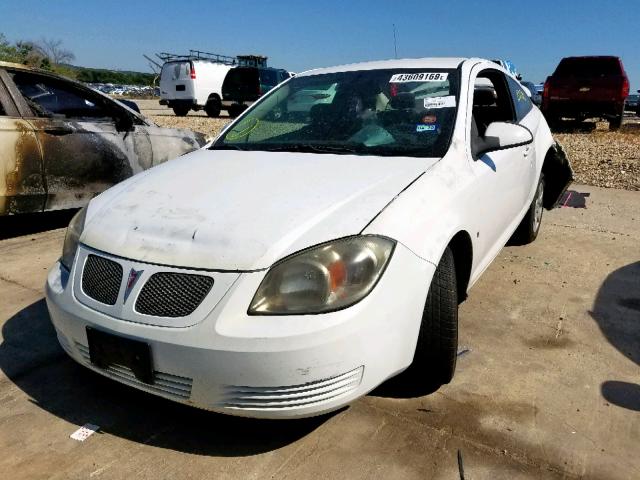 1G2AS18H897241067 - 2009 PONTIAC G5 WHITE photo 2