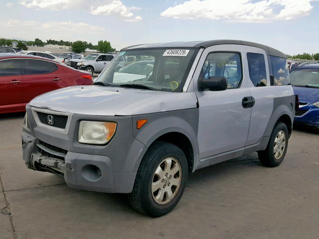 5J6YH28213L003340 - 2003 HONDA ELEMENT DX SILVER photo 2