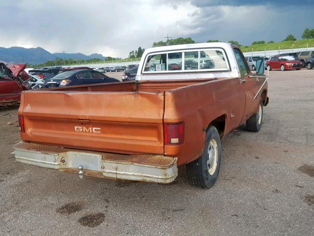 TCL248F706474 - 1978 GMC PICKUP ORANGE photo 4