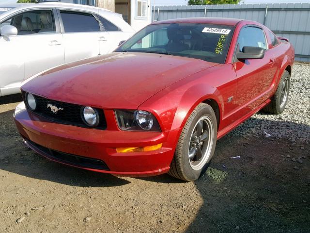 1ZVFT82HX55149056 - 2005 FORD MUSTANG GT RED photo 2