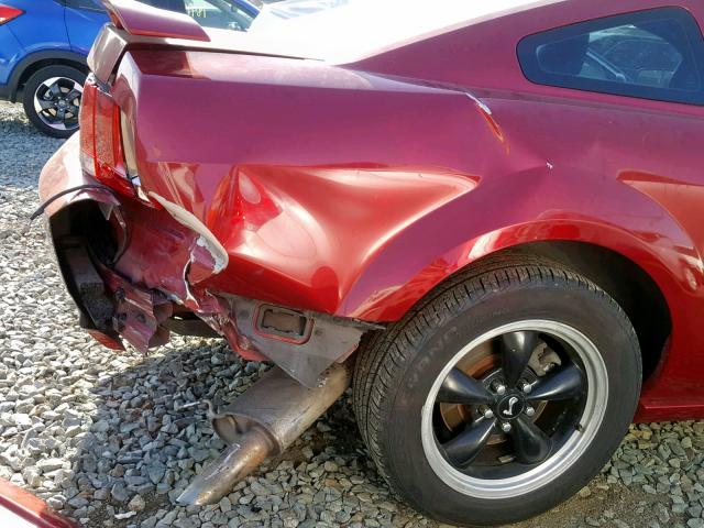 1ZVFT82HX55149056 - 2005 FORD MUSTANG GT RED photo 9