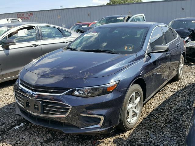 1G1ZB5ST3GF237748 - 2016 CHEVROLET MALIBU LS BLUE photo 2