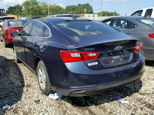 1G1ZB5ST3GF237748 - 2016 CHEVROLET MALIBU LS BLUE photo 3