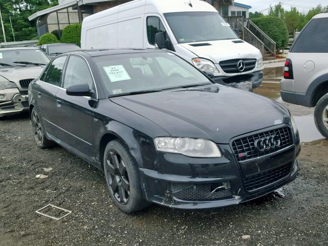 WAUDF78EX8A157028 - 2008 AUDI A4 2.0T QU BLACK photo 1