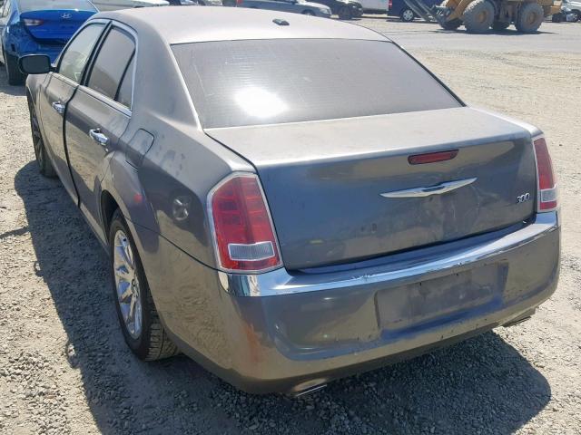 2C3CA5CG7BH557975 - 2011 CHRYSLER 300 LIMITE GRAY photo 3