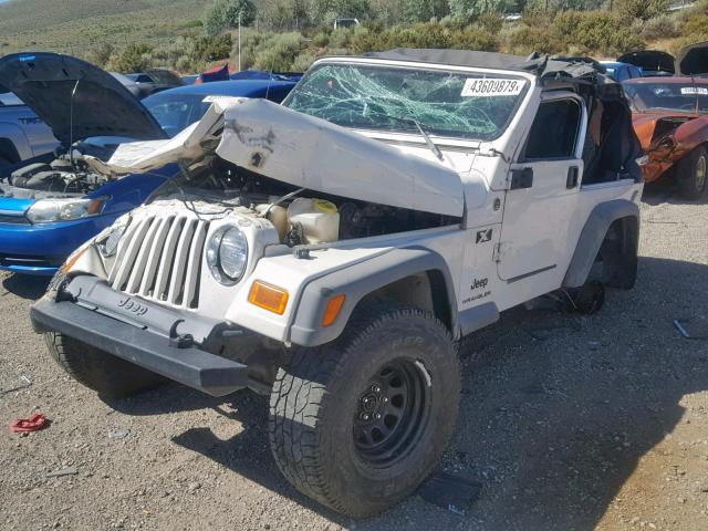 1J4FA39S56P730316 - 2006 JEEP WRANGLER X WHITE photo 2