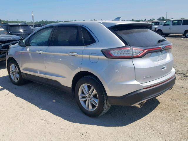 2FMPK3J83GBC04486 - 2016 FORD EDGE SEL SILVER photo 3