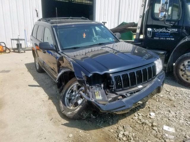 1J8GR48K17C634355 - 2007 JEEP GRAND CHER BLACK photo 1