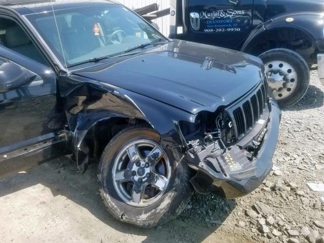 1J8GR48K17C634355 - 2007 JEEP GRAND CHER BLACK photo 10