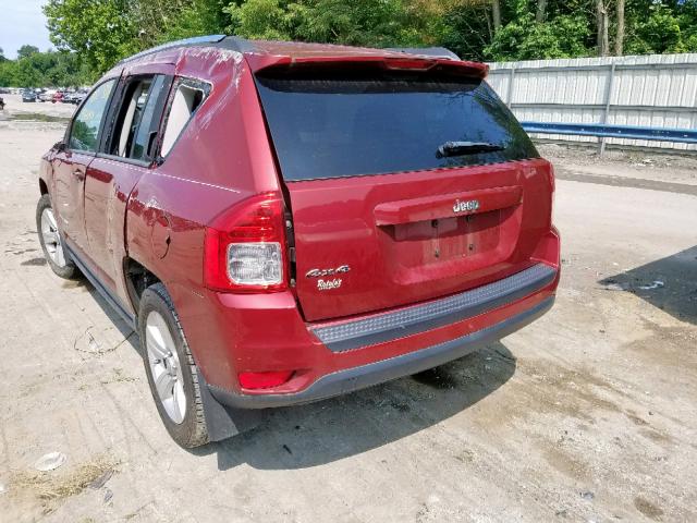 1J4NF1FB2BD169624 - 2011 JEEP COMPASS SP RED photo 3